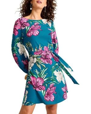 Tommy Bahama Villa Garden Mini Dress - Blue