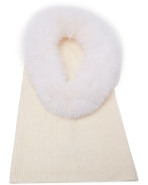 Eugenia Kim Paulina Cashmere Hood - White