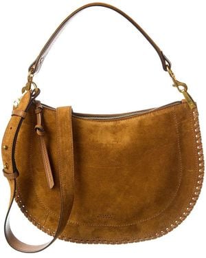 Isabel Marant Oskan Suede Hobo Bag - Brown