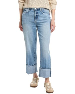L'Agence Leighton Ultra High-Rise Cuff Stovepipe Cristo Jean - Blue