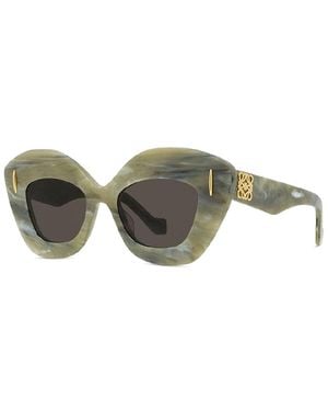 Loewe Lw40127I 48Mm Sunglasses - Green