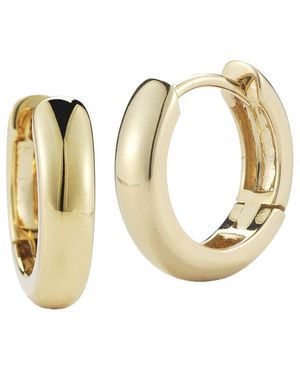 Nephora 14k Huggie Hoops - Metallic