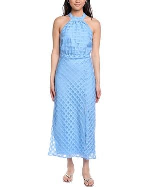 Lost + Wander High Tide Maxi Dress - Blue