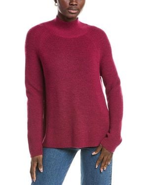 Eileen Fisher Turtleneck Wool Jumper - Red