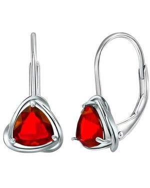 Donatello Gian Lever-Back Earrings - Red