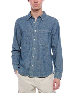 Madewell Denim Washed Shirt - Blue