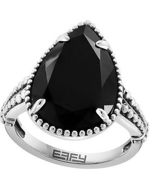 Effy Fine Jewelry 5.22 Ct. Tw. Onyx Ring - White