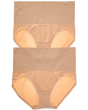 Yummie 2Pk Ultralight Seamless Shaping Brief - Natural