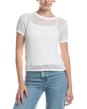 Splendid Yasmine Linen-Blend Jumper - Blue