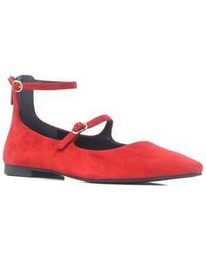 Kenneth Cole Nolita Suede Flat - Red
