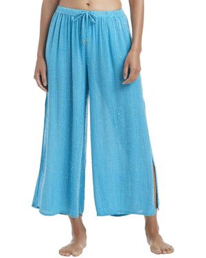 Bleu Rod Beattie Golden Hour Sequin Coverup Pant - Blue