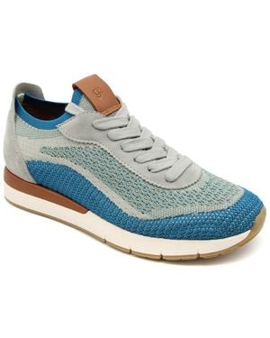 Gentle Souls Juno Leather Trainer - Blue