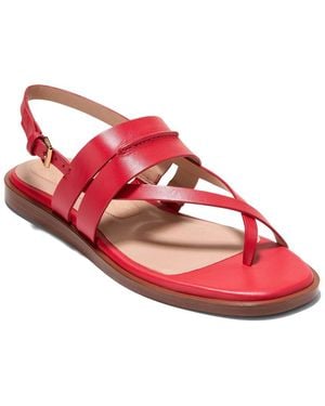 Cole Haan Go-To Estella Flat Leather Thong Sandal - Pink