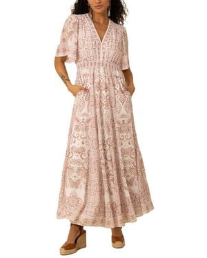 Hale Bob Ellis Maxi Dress - Natural