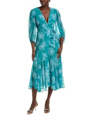 Hutch Robyn Wrap Dress - Blue