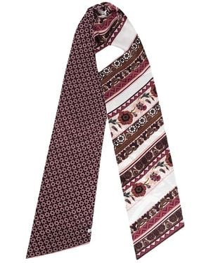 Ferragamo Silk Scarf - Red