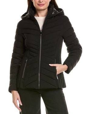 Nautica Short Stretch Lined Hooded Jacket - Black