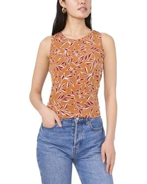 Vince Camuto Keyhole Back Tank - Blue