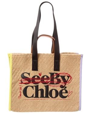 See By Chloé See By Bye Jute Tote - Natural