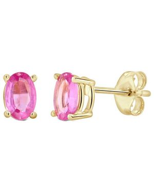 Sabrina Designs 14k 0.85 Ct. Tw. Pink Sapphire Studs