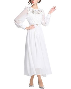 DZA Midi Dress - White