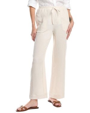 Stellah Maya Double Gauze Relaxed Pant - Natural