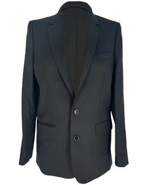 Celine Single-Breasted Classic Blazer, Size Eu (Authentic Pre-Loved) - Blue