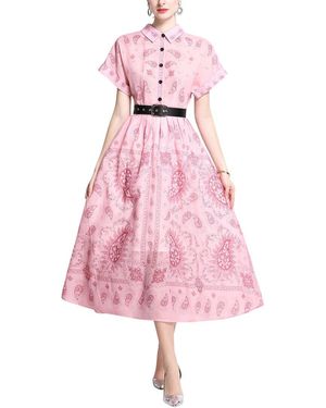 DZA Midi Dress - Pink
