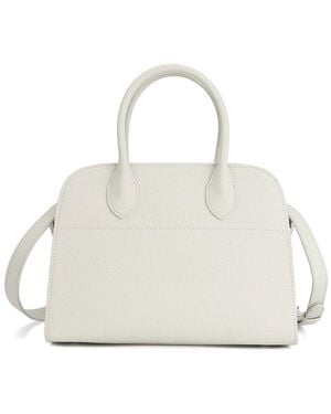 Tiffany & Fred Paris Smooth Leather Satchel - White