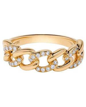 H.J. Namdar 14K 0.21 Ct. Tw. Diamond Link Ring - White