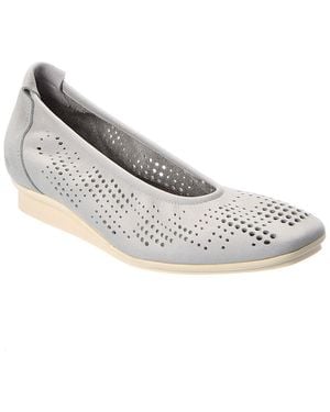 Arche Matrea Leather Flat - White