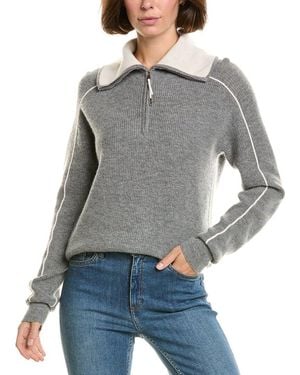 InCashmere Wool & Cashmere-Blend Jumper - Grey
