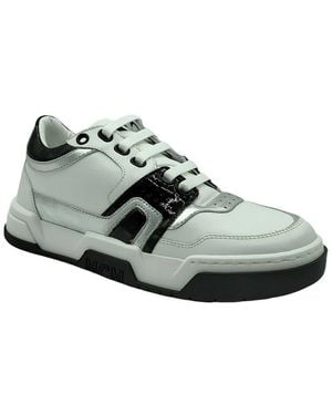 MCM Leather Trainer - Grey