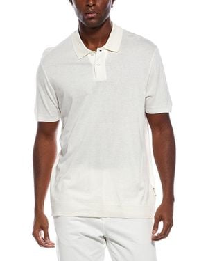 Orlebar Brown Jarrett Knit Polo Shirt - White