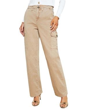 L'Agence Channing High-Rise Trek Trouser - Natural