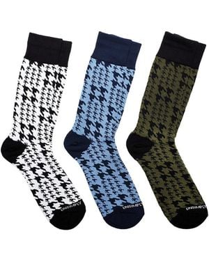 Unsimply Stitched Set Of 3 Sock - Blue