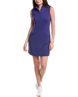IBKUL Mock Mini Dress - Blue
