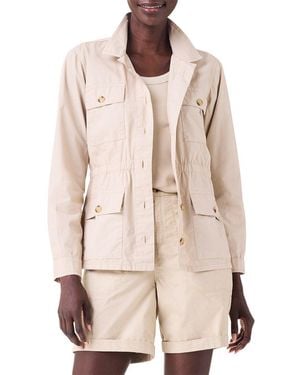 NIC+ZOE Nic+zoe Pocket Poplin Jacket - Natural