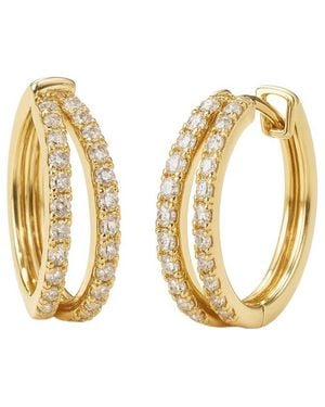 Jewels by Viomo 14K 0.64 Ct. Tw. Diamond Earrings - Metallic