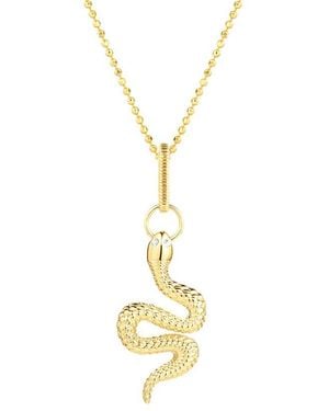 Gabi Rielle 14K Over Cz Stackable Necklace - Metallic