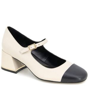 Kenneth Cole Alec Mary Jane Leather Pump - Black