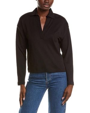 Vince Easy Polo Shirt - Black