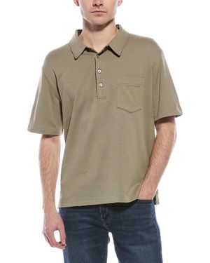 FRAME Duo Fold Polo Shirt - Natural