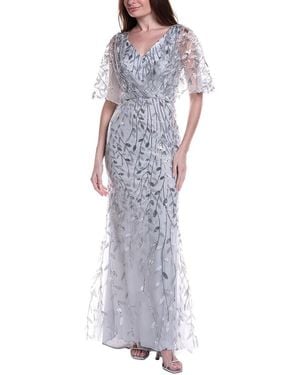 Rene Ruiz Tulle Gown - Metallic