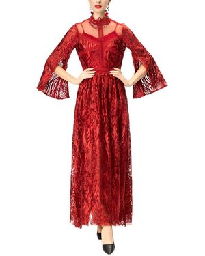 LIONELLO SALVI Maxi Dress - Red