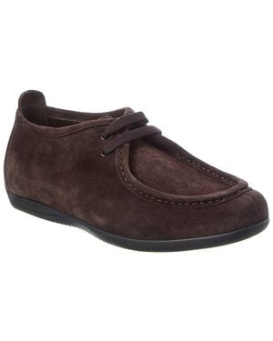 Theory Wallabee Suede Moccasin - Brown
