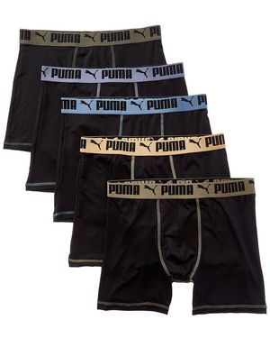 PUMA Set Of 5 Boxer Brief - Black