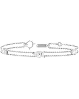 Lab Grown Diamonds 14K 2.15 Ct. Tw. Lab-Grown Diamond Bracelet - White