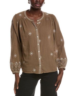 Ba&sh Duha Shirt - Brown