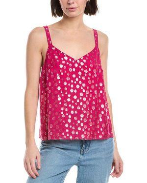 Lilly Pulitzer Nadia Silk-Blend Cami - Red